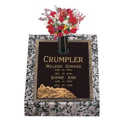 Lighthouse Deep Bronze Headstone