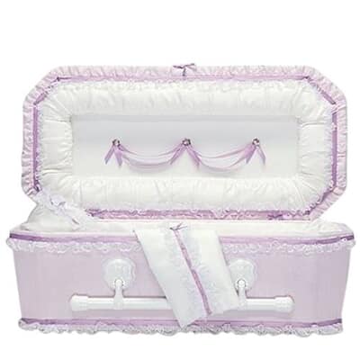 Lilac Love Medium Child Casket