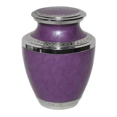 Lilac Metal Small Cremation Urn
