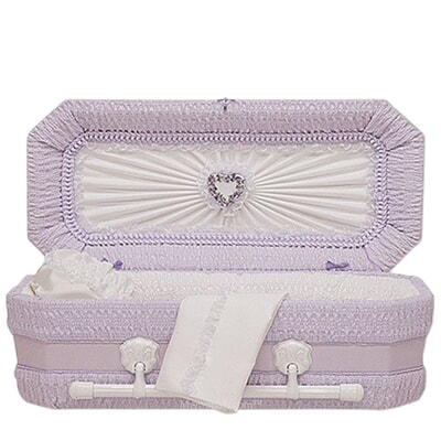 Lilac Ray Medium Child Casket