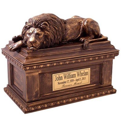 Lion Companion Cremation Urn