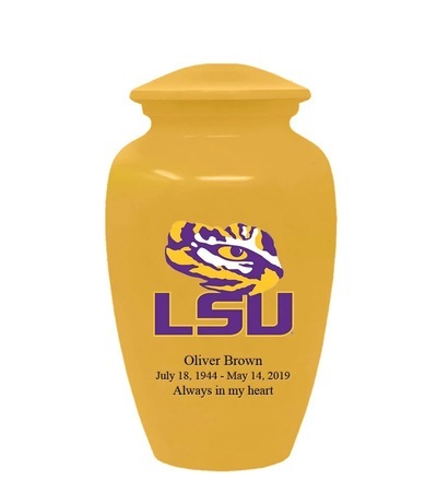 Louisiana State University Tigers Cremation Urn