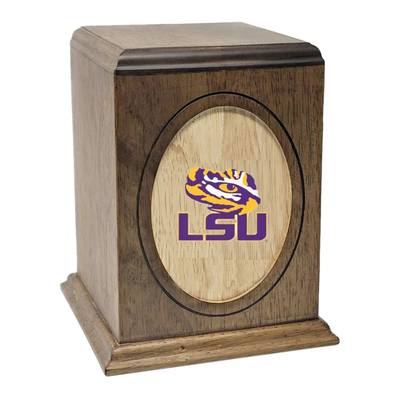 Louisiana State University Tigers Wooden Urn