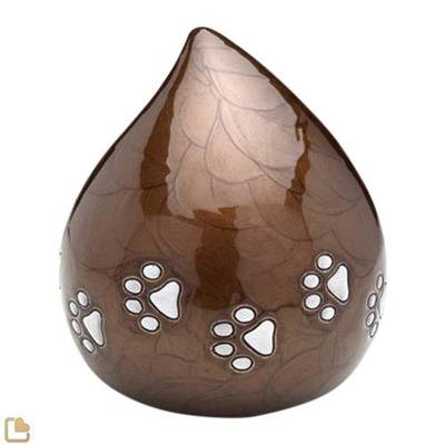 Love Tear Bronze Pet Cremation Urn