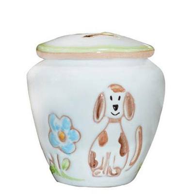 Loving Dog Medium Ceramic Urn