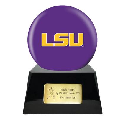 LSU Tigers Team Sphere Cremation Urn