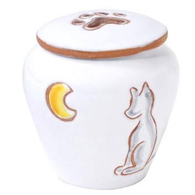 Luna Dog Large Ceramic Urn
