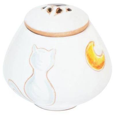 Luna Kitty Large Ceramic Urn