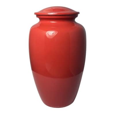 Lust Red Cremation Urn