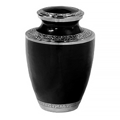 Luxury Black Metal Urn