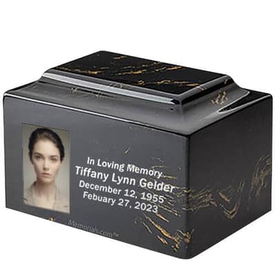 Luxury Marble Photo Urn