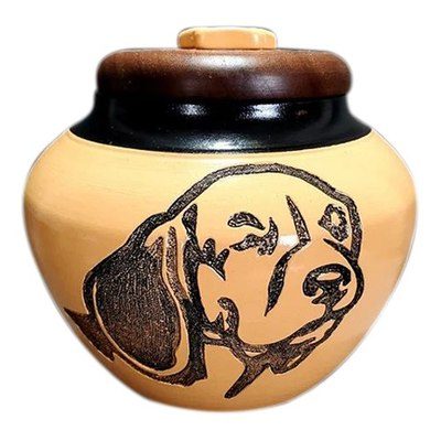 Mans Best Friend Ceramic Cremation Urn