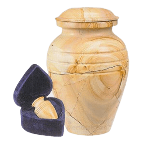 Teakwood Classic Marble Cremation Urns