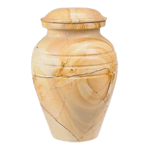 Teakwood Classic Marble Cremation Urn