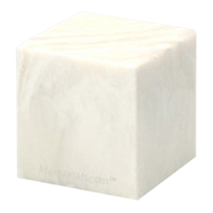 Pearl Cube Pet Cremation Urn
