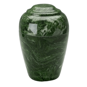 Grecian Emerald Marble Cremation Urns