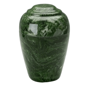 Grecian Emerald Marble Cremation Urn II