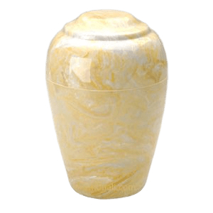 Grecian Gold Marble Cremation Urns