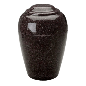 Grecian Vintage Red Granite Cremation Urns