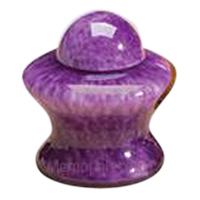 Pet Purple Glass Urn