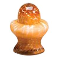 Pet Orange Glass Urn