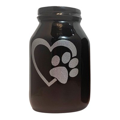 Mason Black Paw Urns