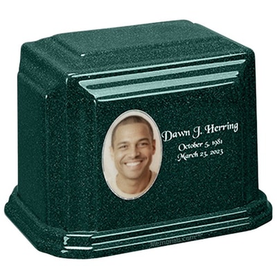 May Green Cultured Photo Urn