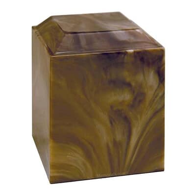 Mayan Amber Cultured Cremation Urn