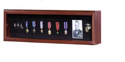Medals of Valor Cherry Display Case
