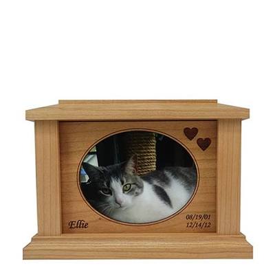 Medium Cherry Forever Picture Pet Urn