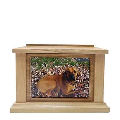 Medium Cherry Rectangle Picture Pet Urn