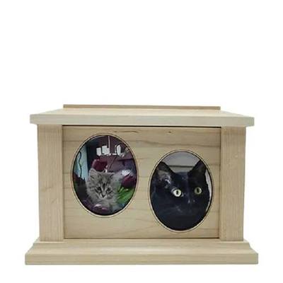 Medium Maple Two Forever Picture Pet Urn