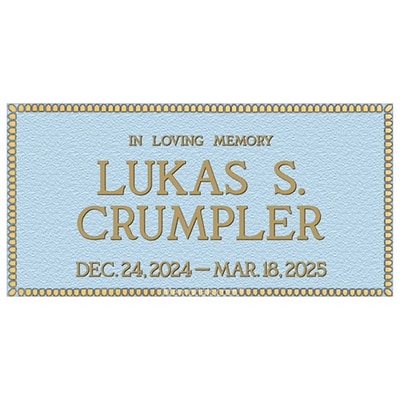 Memories Bronze Plaques