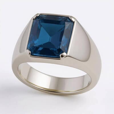 Mens Cremation Diamond Ring