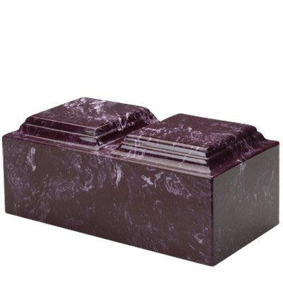 Merlot Marble Companion Cremation Urn