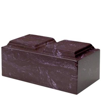 Merlot Marble Companion Cremation Urn