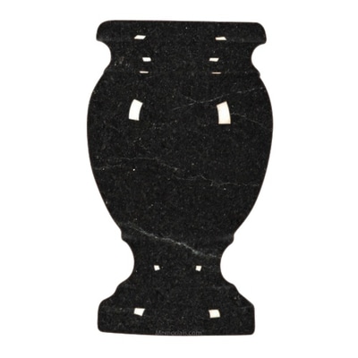 Mesabi Black Granite Vase III