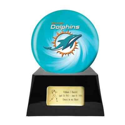 Miami Dolphins Football Cremation Urn