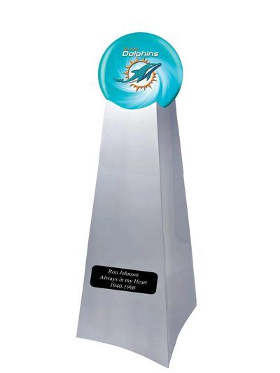 Miami Dolphins Football Trophy Cremation Urn