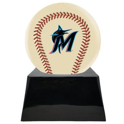 Miami Marlins Baseball Cremation Urn