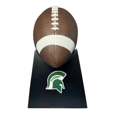 Michigan State Spartans Football Cremation Urn
