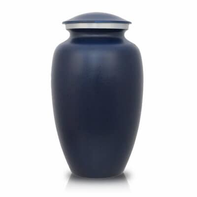 Midnight Rain Speckled Cremation Urn