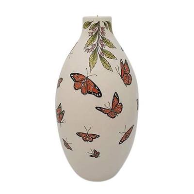 Milkweed Butterflies Cremation Urn