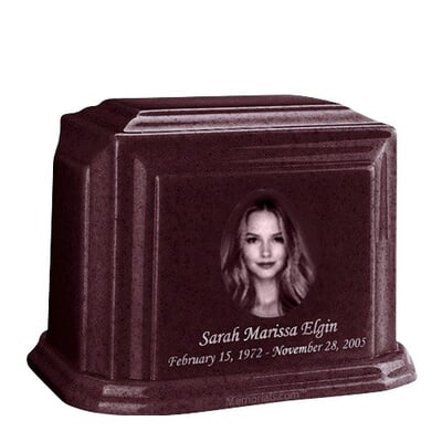 Millennium Burgundy Marble Urns