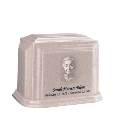Millennium Cream Medium Marble Urn