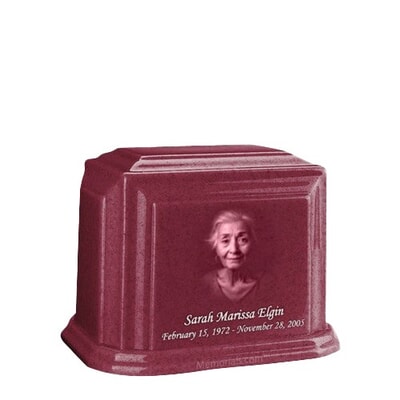 Millennium Raspberry Keepsake Marble Urn