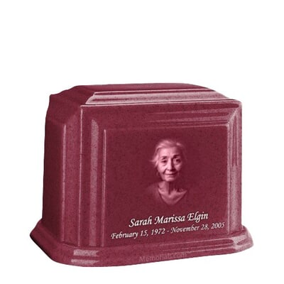 Millennium Raspberry Medium Marble Urn