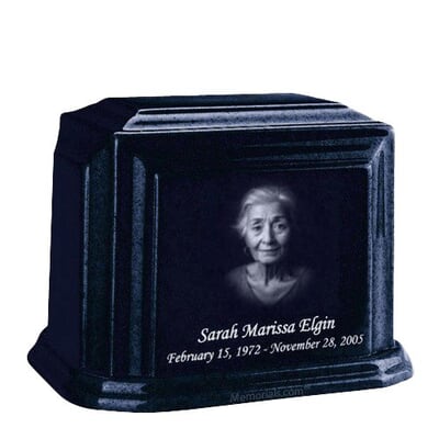 Millennium Sapphire Blue Large Marble Urn