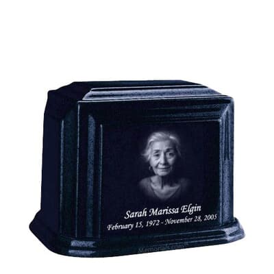Millennium Sapphire Blue Medium Marble Urn