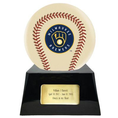 Milwaukee Brewers Baseball Cremation Urn